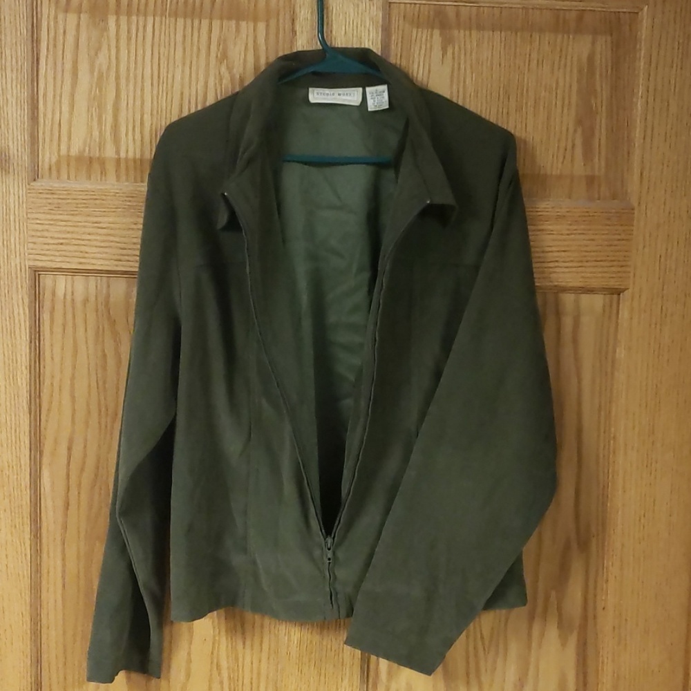 Olive colored jacket